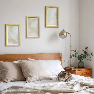 Photo frame wall minimalist paint texture wall art