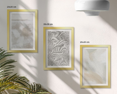 3-piece wall art set Abstraction in design, modern painting textures