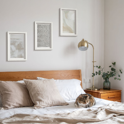 3-piece wall art set Abstraction in design, modern painting textures