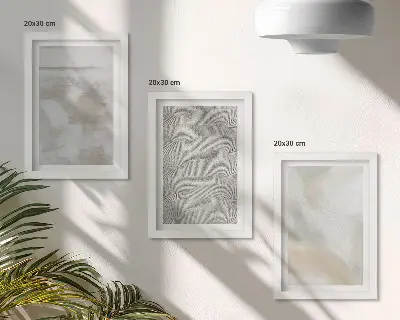 3-piece wall art set modern abstract painting with textured design