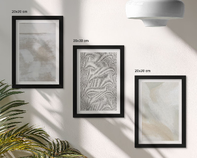 3-piece wall art set Abstraction in design, modern painting textures