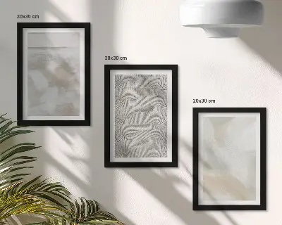 3-piece wall art set modern abstract painting with textured design