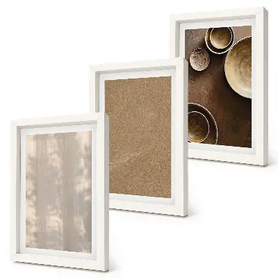 3-Piece Wall Art Set featuring structures and textures in a minimalist style