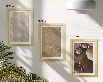 3-Piece Wall Art Set featuring structures and textures in a minimalist style