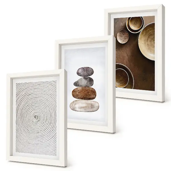 Photo frame wall gallery modern texture art design