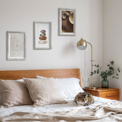 Photo frame wall Textures in art modern design
