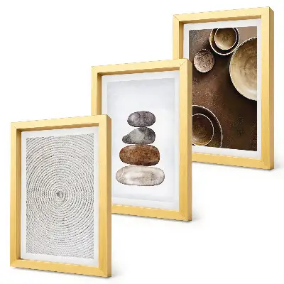 Photo frame wall gallery modern texture art design