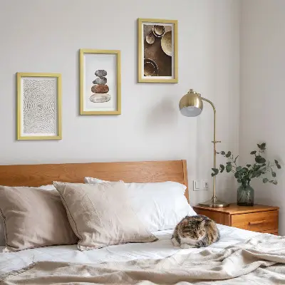 Photo frame wall gallery modern texture art design