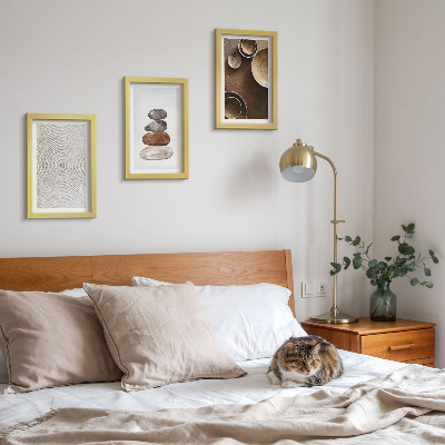 Photo frame wall Textures in art modern design