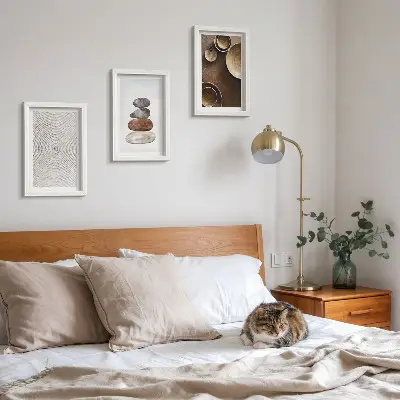 Photo frame wall gallery modern texture art design