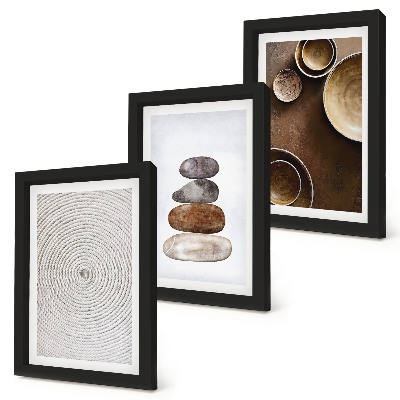 Photo frame wall Textures in art modern design