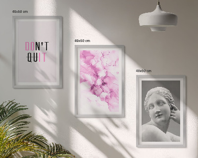Three-piece wall art piece Abstract watercolor sculpture