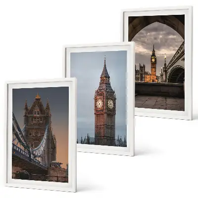 London Bridge and Big Ben wall art set set of wall art prints