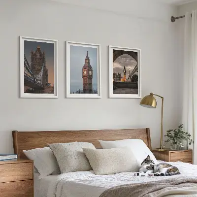 London Bridge and Big Ben wall art set set of wall art prints