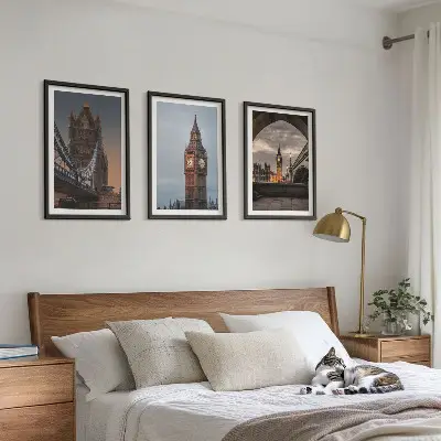 London Bridge and Big Ben wall art set set of wall art prints