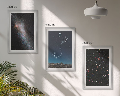 Wall art set Scorpio's Cosmic Landscapes