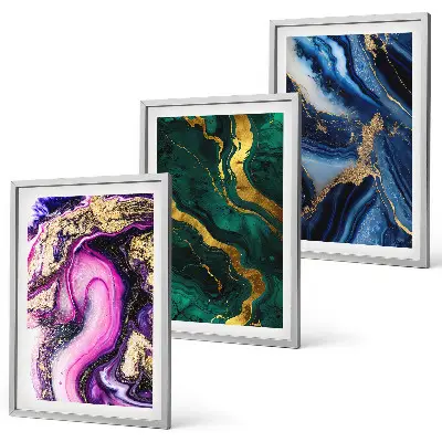 Abstract rose green patterns wall art set set of abstract green rose pattern wall art