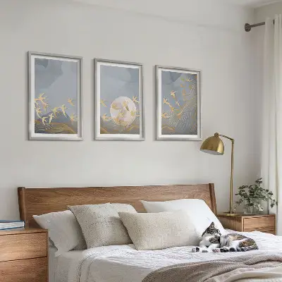 Birds in the sky wall art set set of wall art