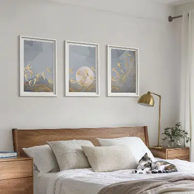 Birds in the sky wall art set set of wall art