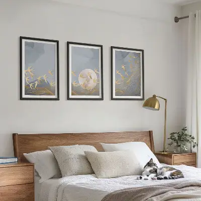 Birds in the sky wall art set set of wall art