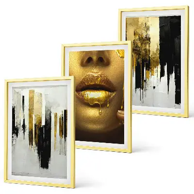 Abstract portrait wall art set abstract portrait painting set