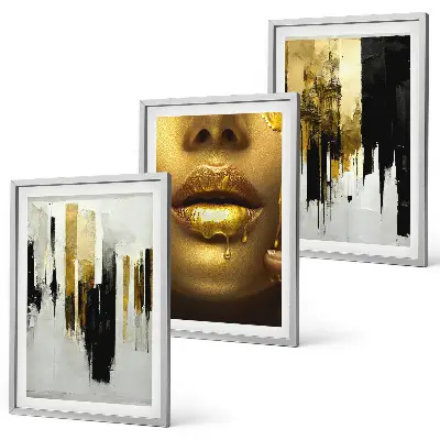 Abstract portrait wall art set abstract portrait painting set