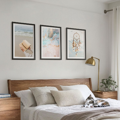 Wall art set Abstract sea boho book