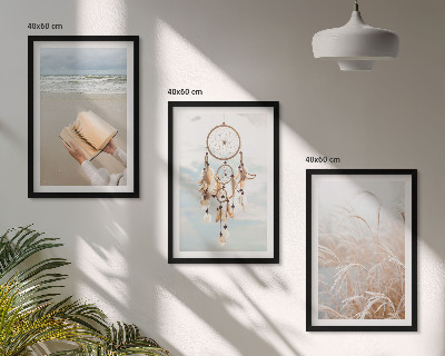 Wall art set Peaceful summer boho landscapes