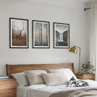 Wall art set Forest landscapes wild nature