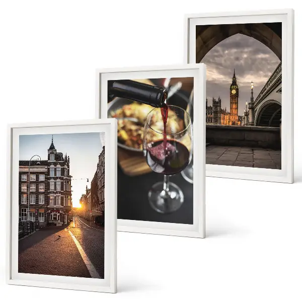 Wall art set Images city food London