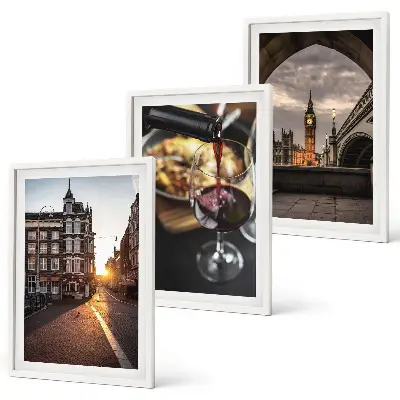 Wall art set Images city food London