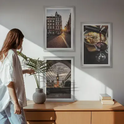 Wall art set Images city food London