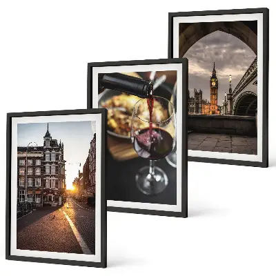 Wall art set Images city food London