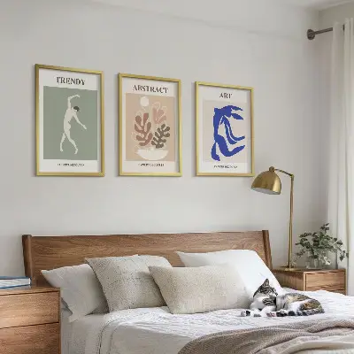 Wall art set Matisse's Stylish Plant Figures