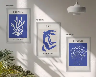 Matisse abstract wall art set set of decorative posters