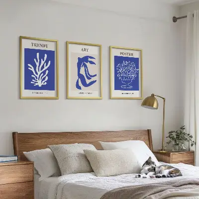 Matisse abstract wall art set set of decorative posters