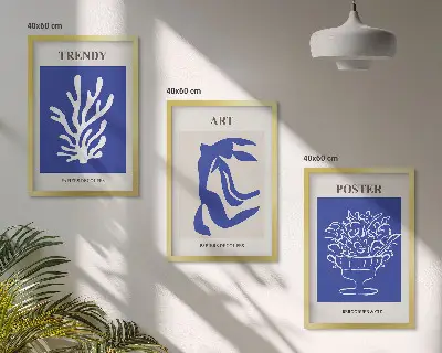 Wall art set Matisse's abstract posters
