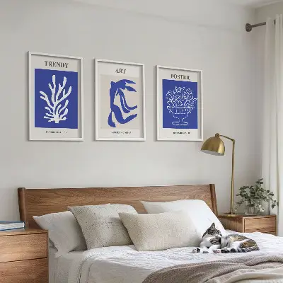 Matisse abstract wall art set set of decorative posters