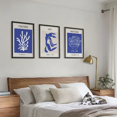 Matisse abstract wall art set set of decorative posters