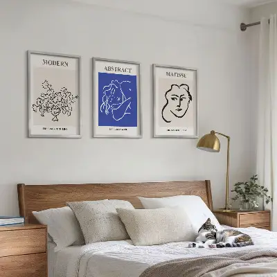 Three-piece modern Matisse wall art set modern poster prints