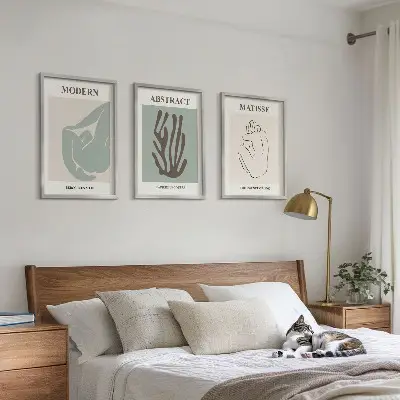Matisse abstract wall art set stylish paintings