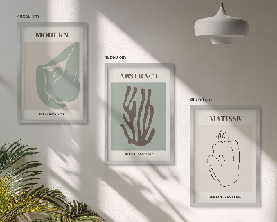 Wall art set Matisse's stylish abstract paintings