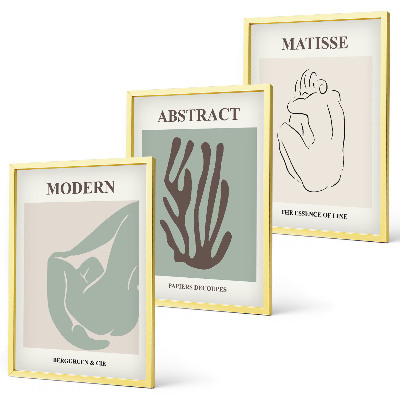 Wall art set Matisse's stylish abstract paintings