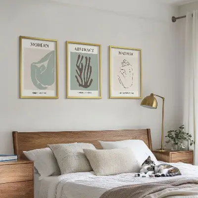 Matisse abstract wall art set stylish paintings