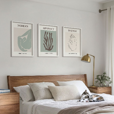Wall art set Matisse's stylish abstract paintings