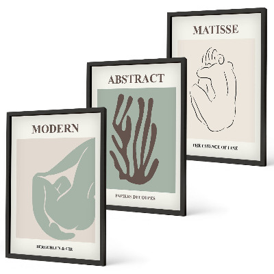 Wall art set Matisse's stylish abstract paintings