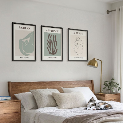 Wall art set Matisse's stylish abstract paintings