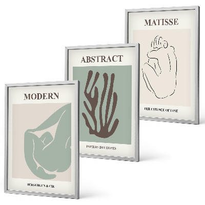 Wall art set Matisse's stylish abstract paintings