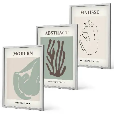 Matisse abstract wall art set stylish paintings