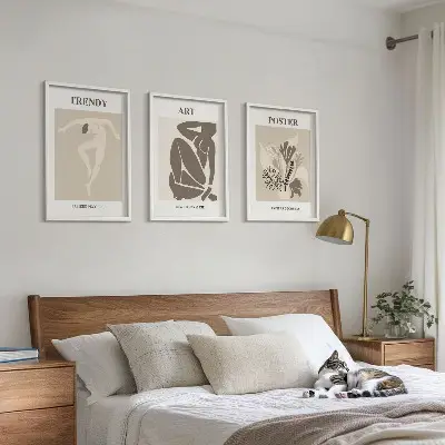 Matisse Plant Figures wall art three-piece set